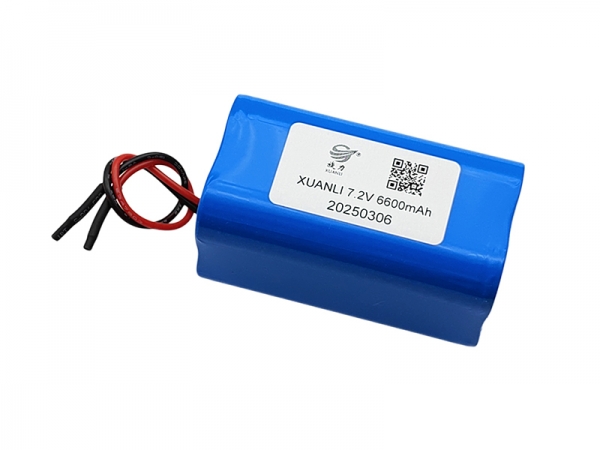 7.2V 6600mAh 18650 圓柱形鋰電池|2S2P鋰電池
